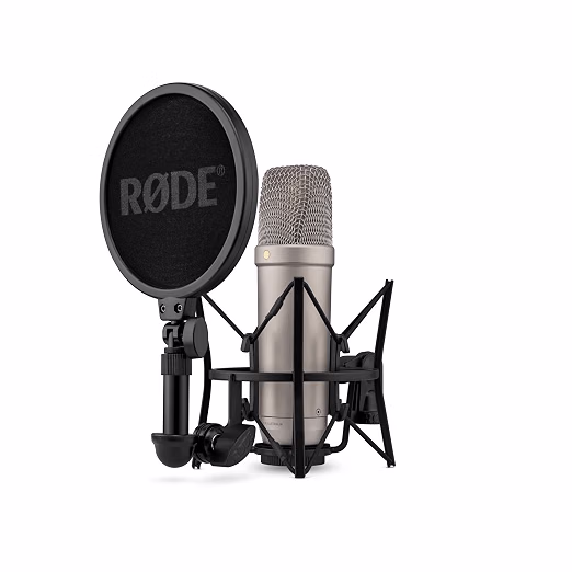Rode Nt1 Generation Large-Diaphragm Studio Condenser Microphone with XLR